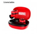 AUDIFONO C/MICROF. LICENCIADO XTECH TRUE WIRELESS SPIDERMAN BLUETOOTH 5.1 12H 10M RED (XTH-M701SM)