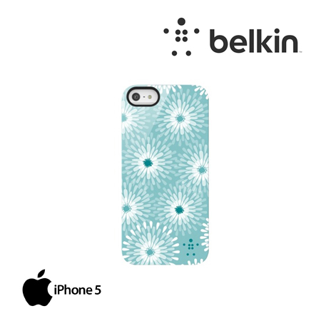 ESTUCHE BELKIN P/IPHONE 5 SHIELD BLOOMS GREEN (PN F8W178TTC00)