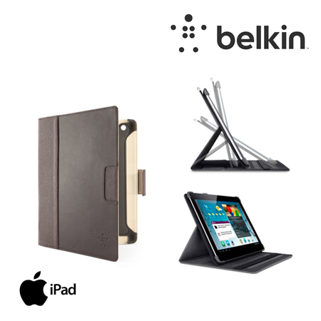 ESTUCHE BELKIN P/IPAD 2/3/4 CINEMA LEATHER FOLIO BROWN (F8N757TTC02)