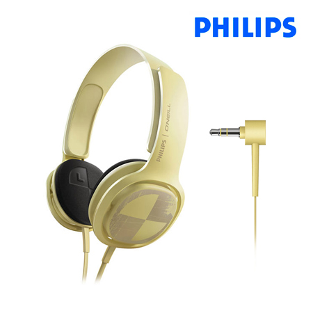 AUDIFONO PHILIPS O"NEILL CRUZ SHO3300 YELLOW (SHO3300BEACH/00)