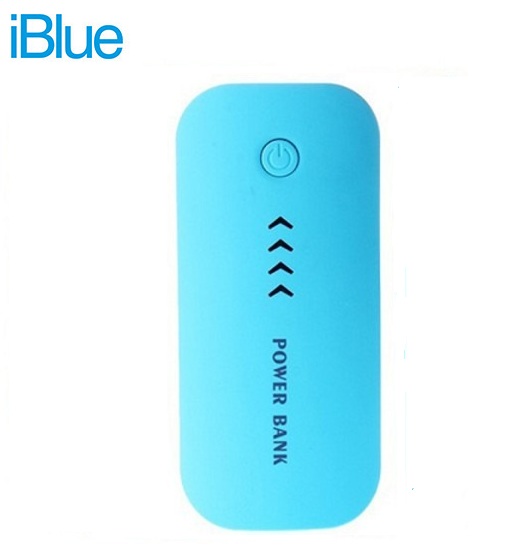 BATERIA PORTATIL IBLUE 5600 MAH USB LINTERNA INDICADOR LED BOX AZUL (PN 0024987)**