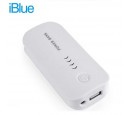 BATERIA PORTATIL IBLUE 5600 MAH USB LINTERNA INDICADOR LED BOX BLANCO (PN 0024988)**