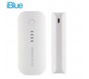 BATERIA PORTATIL IBLUE 5600 MAH USB LINTERNA INDICADOR LED BOX BLANCO (PN 0024988)**