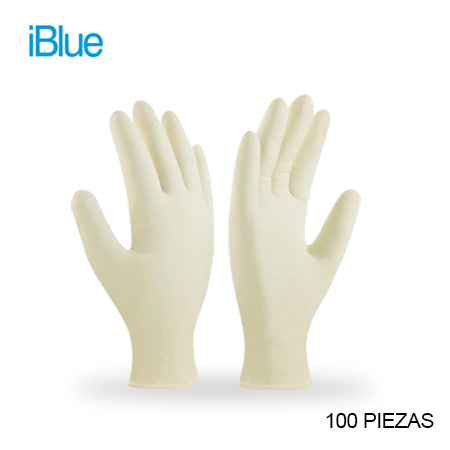 CAJA DE GUANTES DE LATEX NO ESTERIL TALLA M -100 UNID