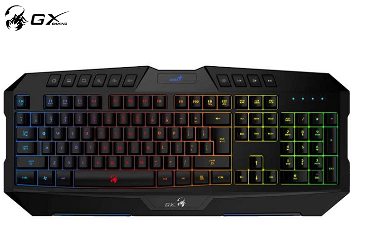 TECLADO GENIUS SCORPION K20 GAMING USB BLACK (PN 31310471101)