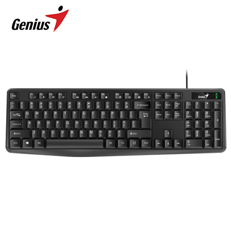 TECLADO GENIUS KB-117 USB BLACK (31310016401)