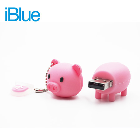 MEMORIA IBLUE USB FLASH DRIVE 16GB PIGGY (PN R121-16)