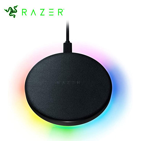 CARGADOR INALAMBRICO RAZER CHARGING PAD USB-C FAST CHARGE 10W CHROMA BLACK (RC21-01600100-R371)