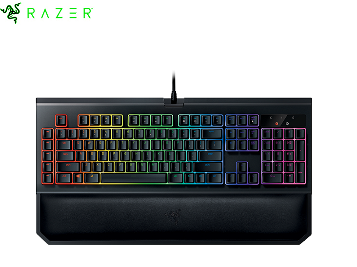 TECLADO RAZER BLACKWIDOW CHROMA MECHANICAL GAMING V2 USB BLACK US (RZ03-02030200-R3U1)