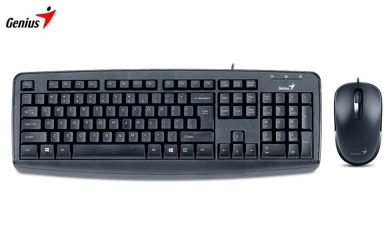 TECLADO GENIUS + MOUSE KM-130 USB SP BLACK (PN 31330210101)