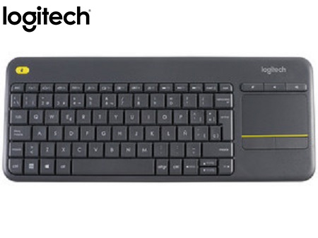 TECLADO LOGITECH K400 PLUS WIRELESS TOUCH SP BLACK (PN 920-007123)